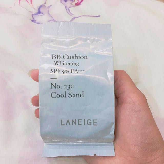 *送粉饼盒*全新laneige兰芝~水聚光净白气垫粉饼bb cushion whitening