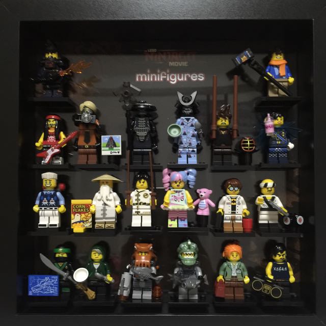 lego ninjago 71019 series complete with minifigures   acrylic