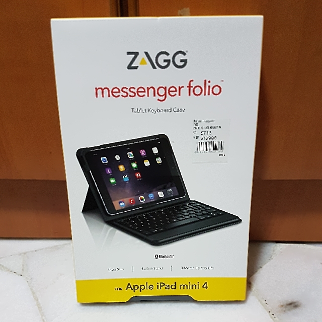 zagg messenger folio for apple ipad mini 4