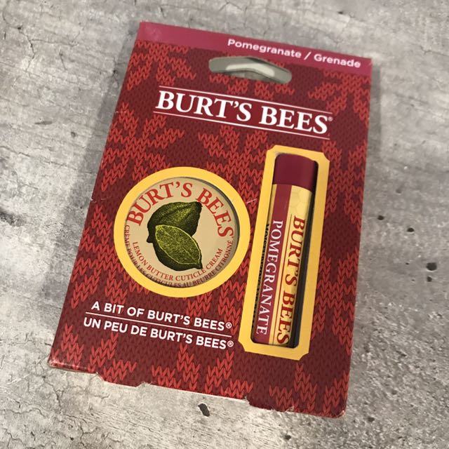 burts bees gift set - cuticle cream & lip balm