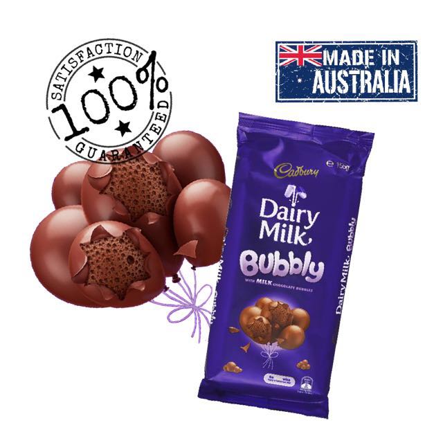 cadbury dairy milk bubbly 155g