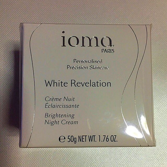 brand new & sealed ioma white revelation night cream 50ml
