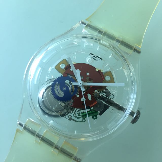 swatch 全透明手表