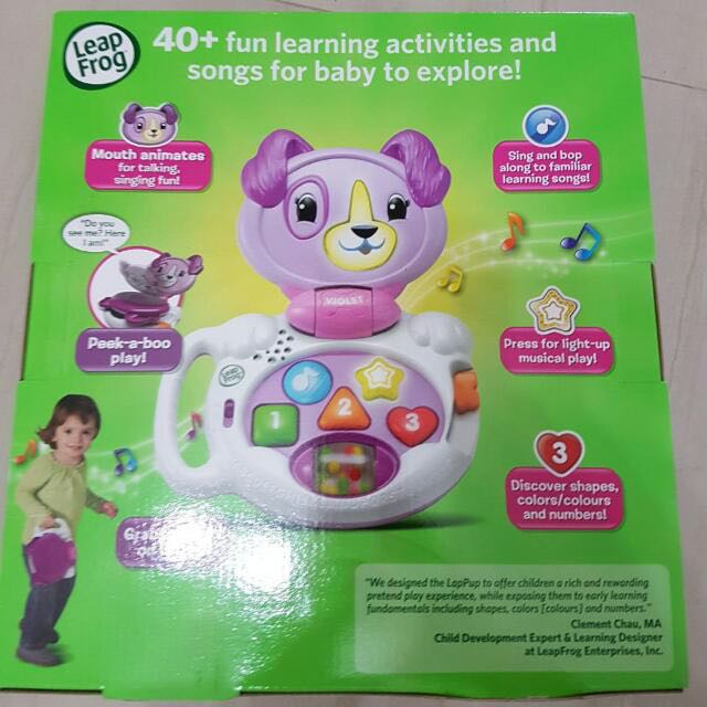 bnib leap frog - my talking lappup, babies & kids