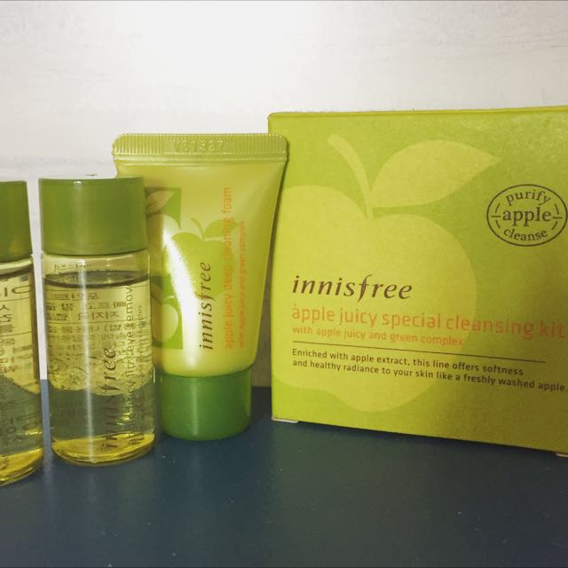 innisfree apple juicy special cleansing kit