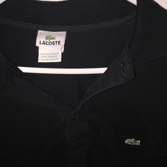 vintage long sleeve lacoste polo