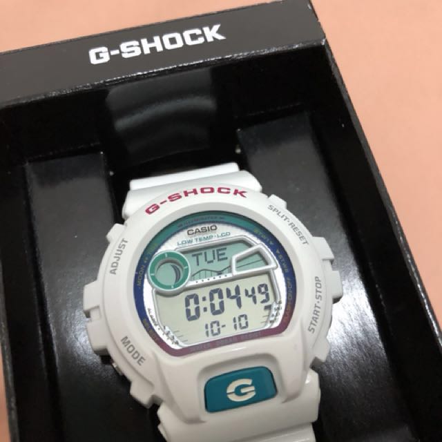 casio g-shock glx6900 白 冲浪潮汐表