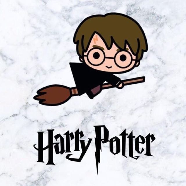 harry potter sticker( just the words and picture)