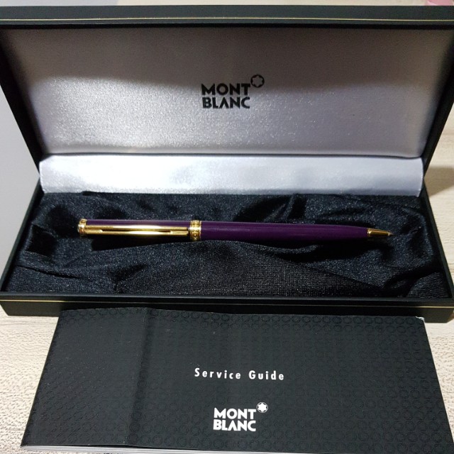 montblanc noblesse oblige ballpoint pen