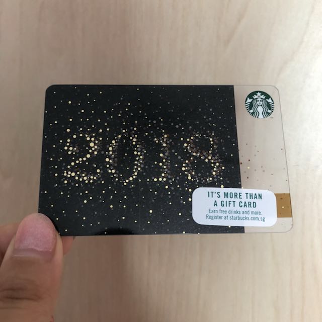2018 starbucks limited edition gift card