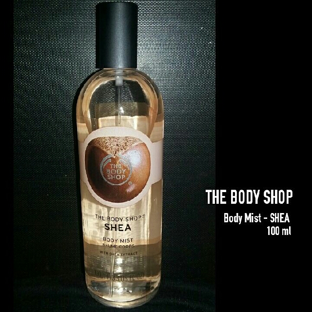 body mist – shea the body shop rp 125.000,- (new)