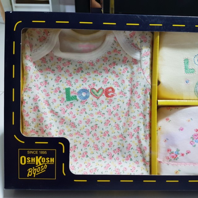 osh gosh bgosh baby girl gift set