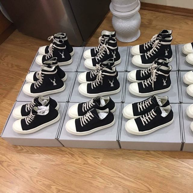 rickowens low-cut sneaker