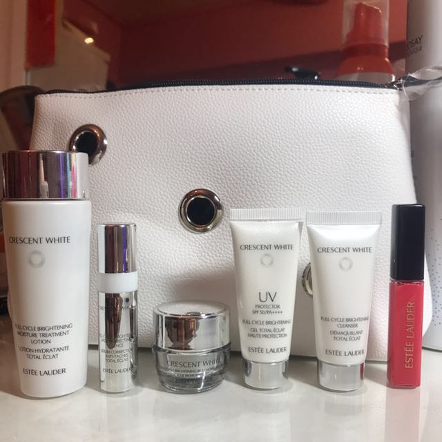crescentwhite全系列,crescentwhite estée lauder crescent white travel set
