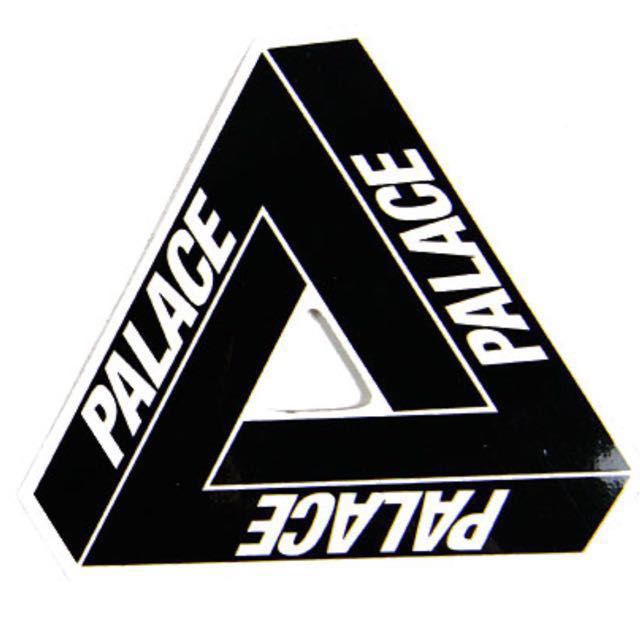 palace skateboard authentic sticker