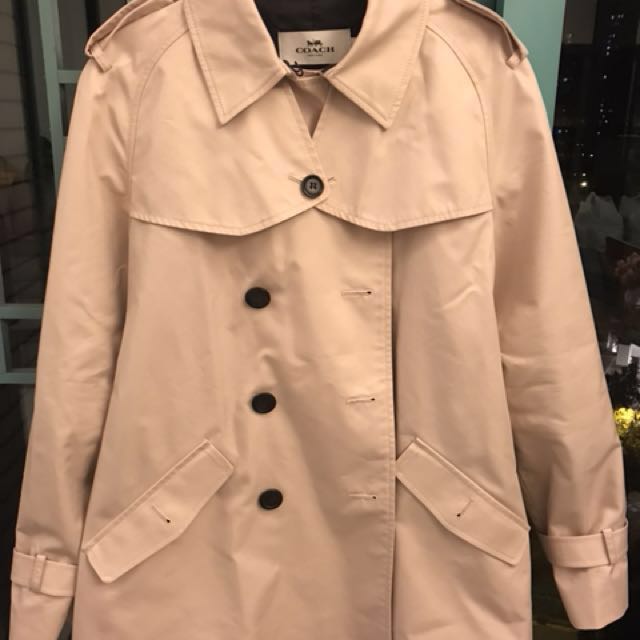 coach trench coat jacket