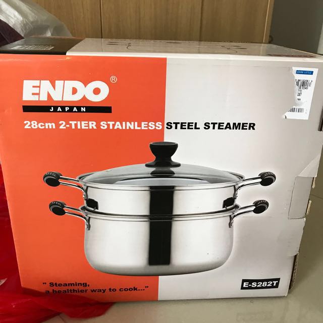 endo 28cm 2. tier steamer