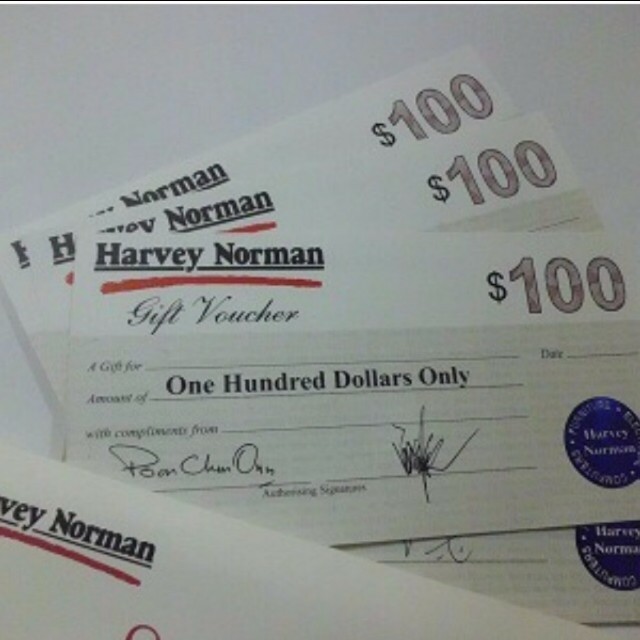 $270 harvey norman cash vouchers @ approx 8% off #uobpaynow