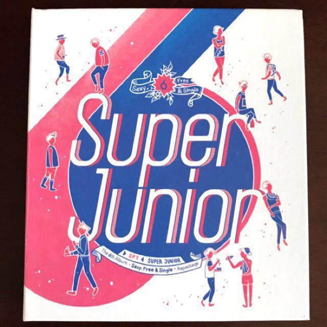 二手专辑 | spy - super junior 正规六辑 台压c版 avex艾回