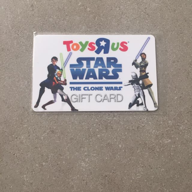 star wars toys r us gift card