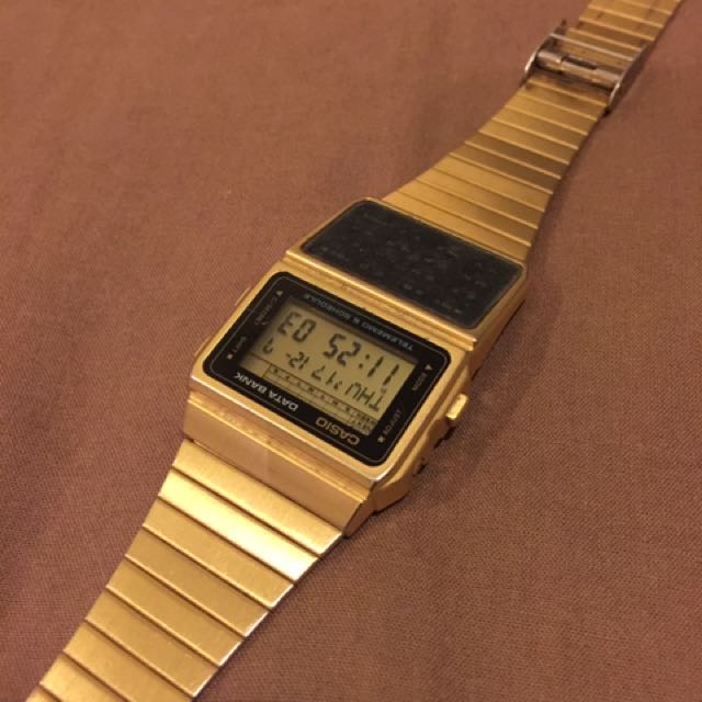 casio 金色电子表