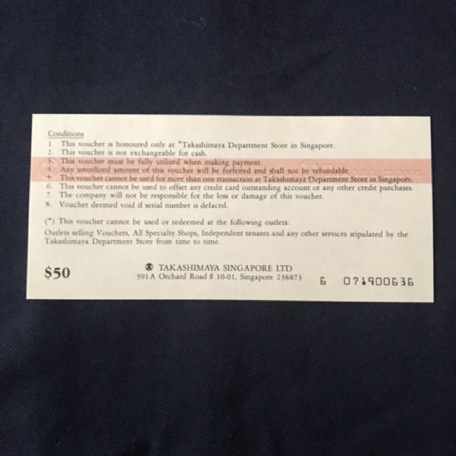 takashimaya gift vouchers, entertainment, gift &
