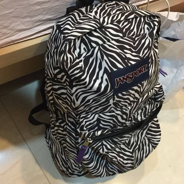 jansport 斑马纹包