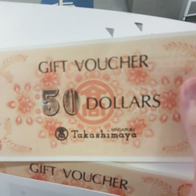 takashimaya voucher