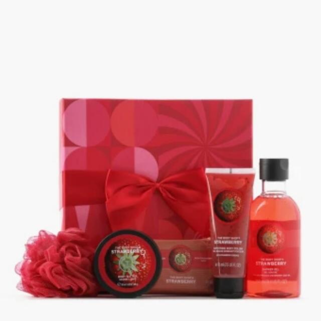 the body shop strawberry gift set