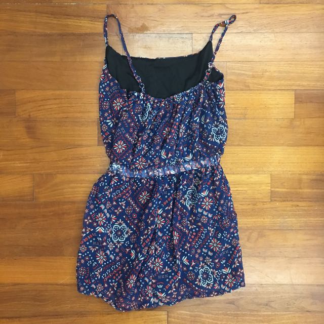 blue romper