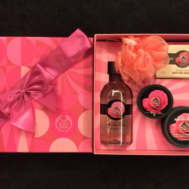 the body shop gift set - british rose collection