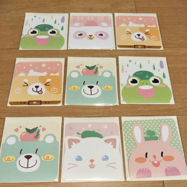 bn cute animals gift cards set of 3