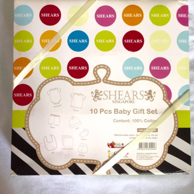 shears baby clothes gift set new born