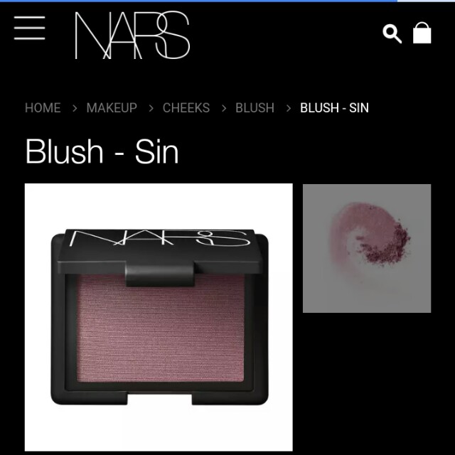 nars blush sin