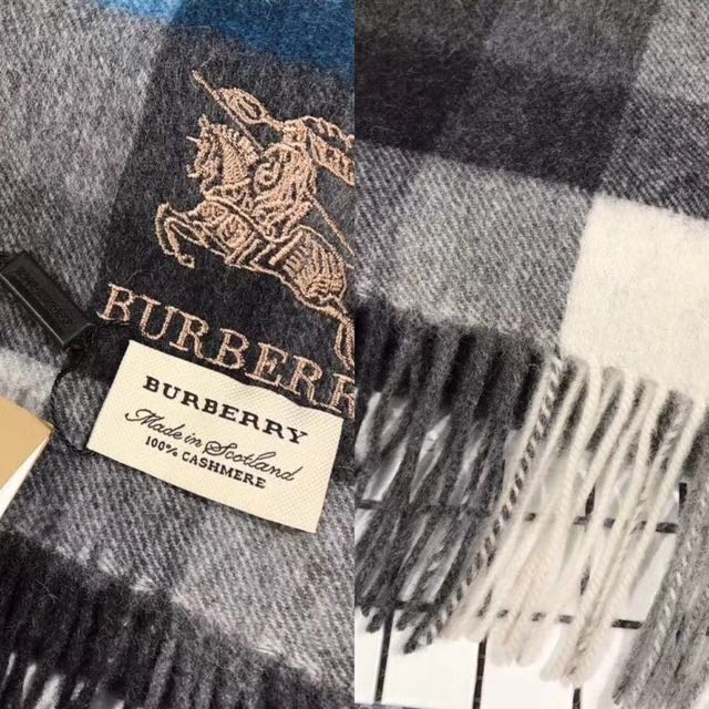 burberry unisex 2017经典格仔战马颈巾 羊毛