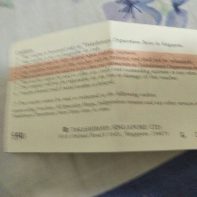 takashimaya vouchers, entertainment, gift cards &