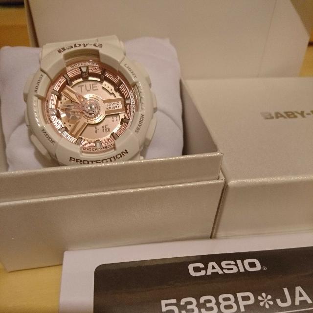 baby g casio 玫瑰金 x 白 全新 购自日本 5338 ja