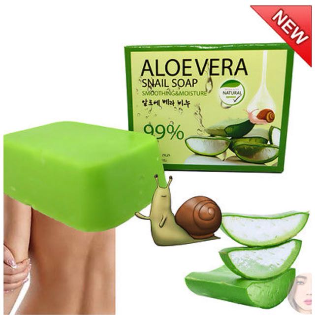 aloe vera & snail soap