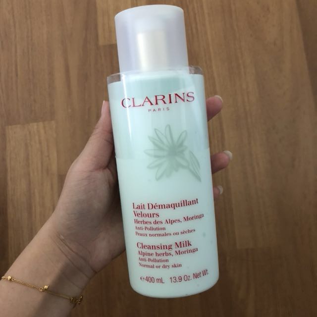 clarins cleansing milk with alpine herbs