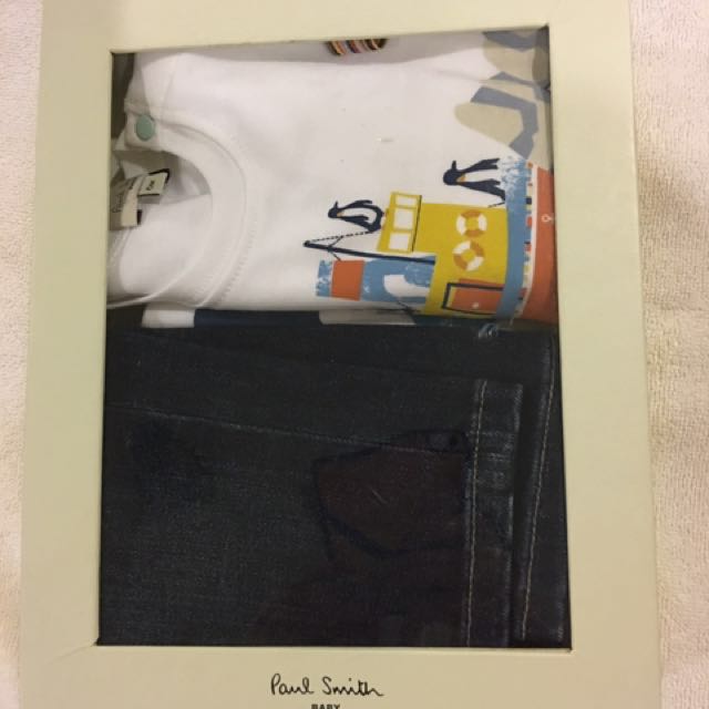 paul smith baby boy gift set 0-6months 3-pieces
