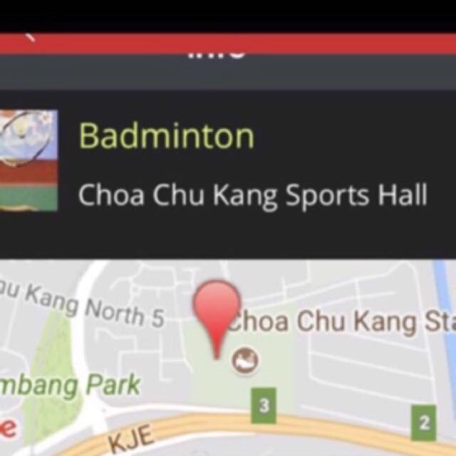 badminton court at choa chu kang