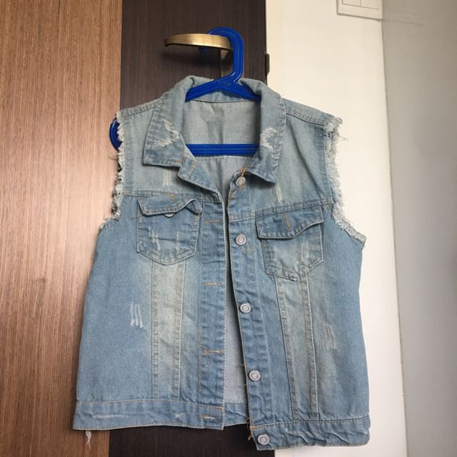 denim vest