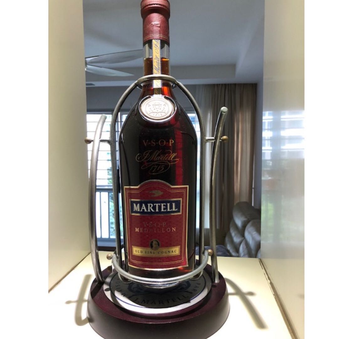 martell vsop 1715 3l with cradle