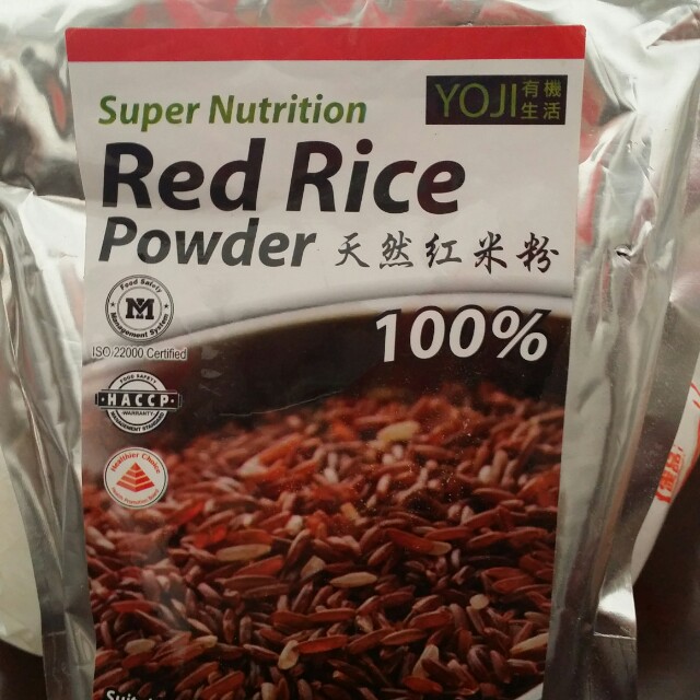 organic super nutrition red rice powder