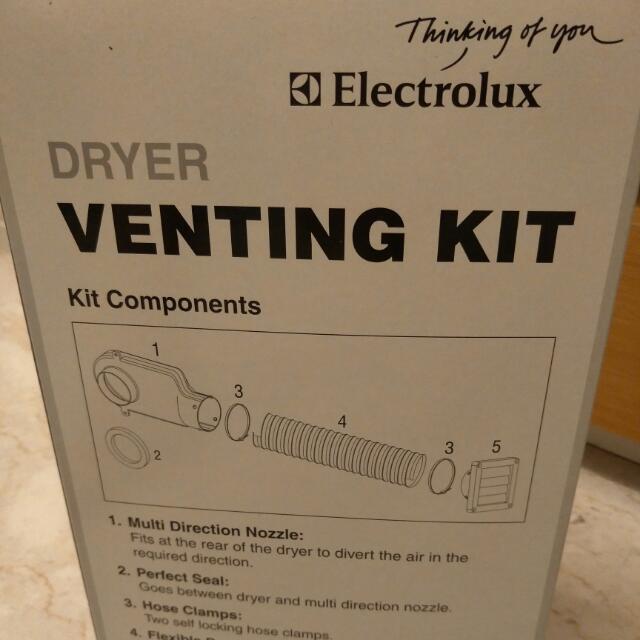 electrolux dryer venting kit set