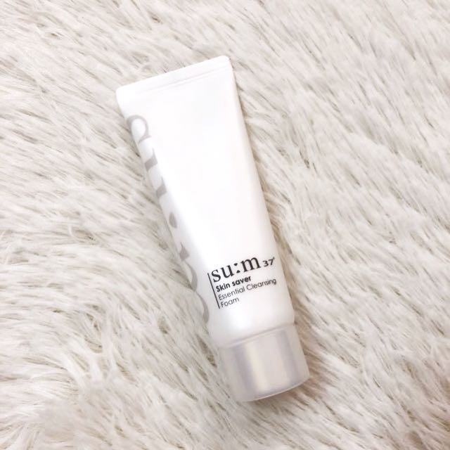 su:m37 skin saver essential cleansing foam 40ml