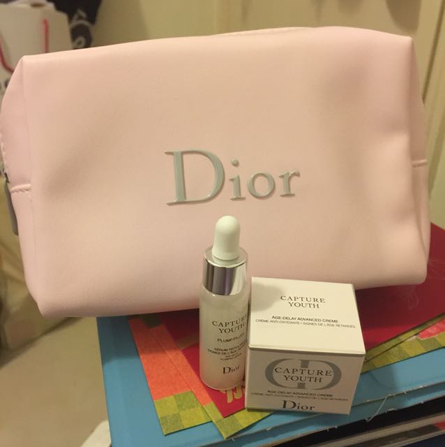 dior capture youth serum and cream set