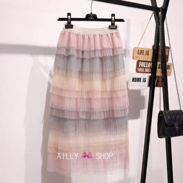 rainbow skirt