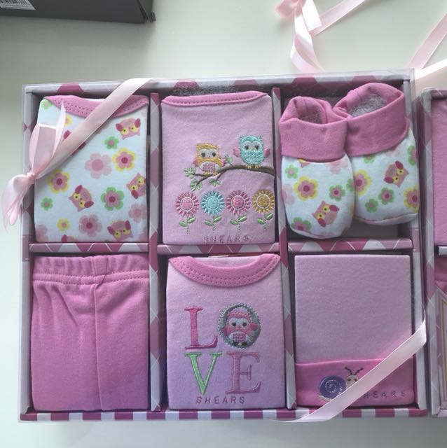 shears baby girl gift set 0-6 months bnib