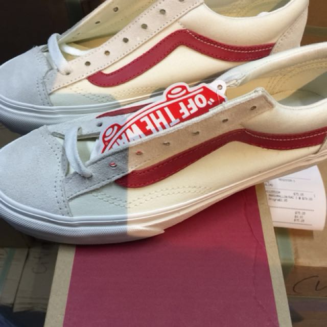 vans style 36 red marsmallow